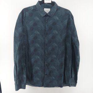 vailent purex button up shirt men size XL
